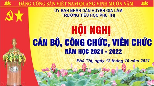 Hội nghị cán bộ, công chức, viên chức năm học 2021-2022